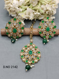 Polki Mehandi earring & Tica Sku 2142 rchiecreation