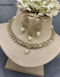 Polki Mehandi Necklace Set Sku 6243 rchiecreation