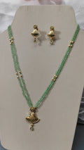 Antique Golden long Necklace Mala Sku 15103 D4 rchiecreation