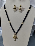 Antique Golden long Necklace Mala Sku 15103 D4 rchiecreation