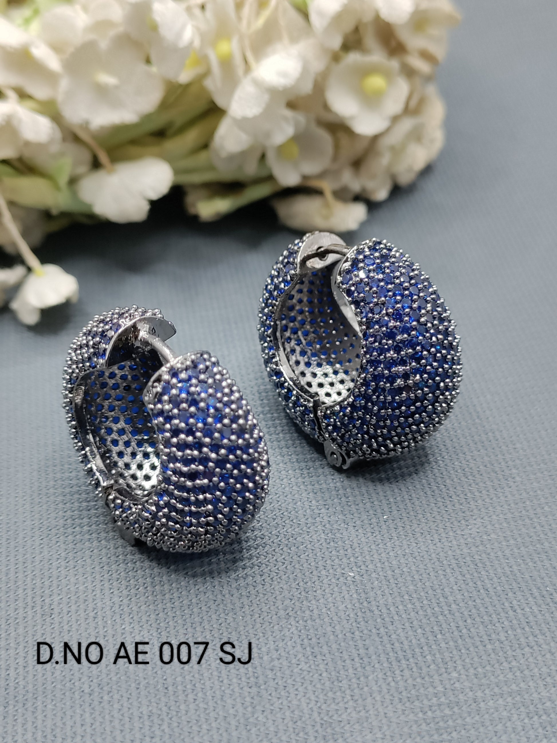 Cz Ad Victorian Earrings Sku AE 007 SJ rchiecreation