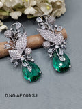 Cz Ad Rodium Earrings Sku AE 009 SJ rchiecreation