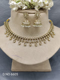Polki Mehandi Necklace Set Sku 6605 rchiecreation