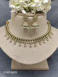 Polki Mehandi Necklace Set Sku 6605 rchiecreation