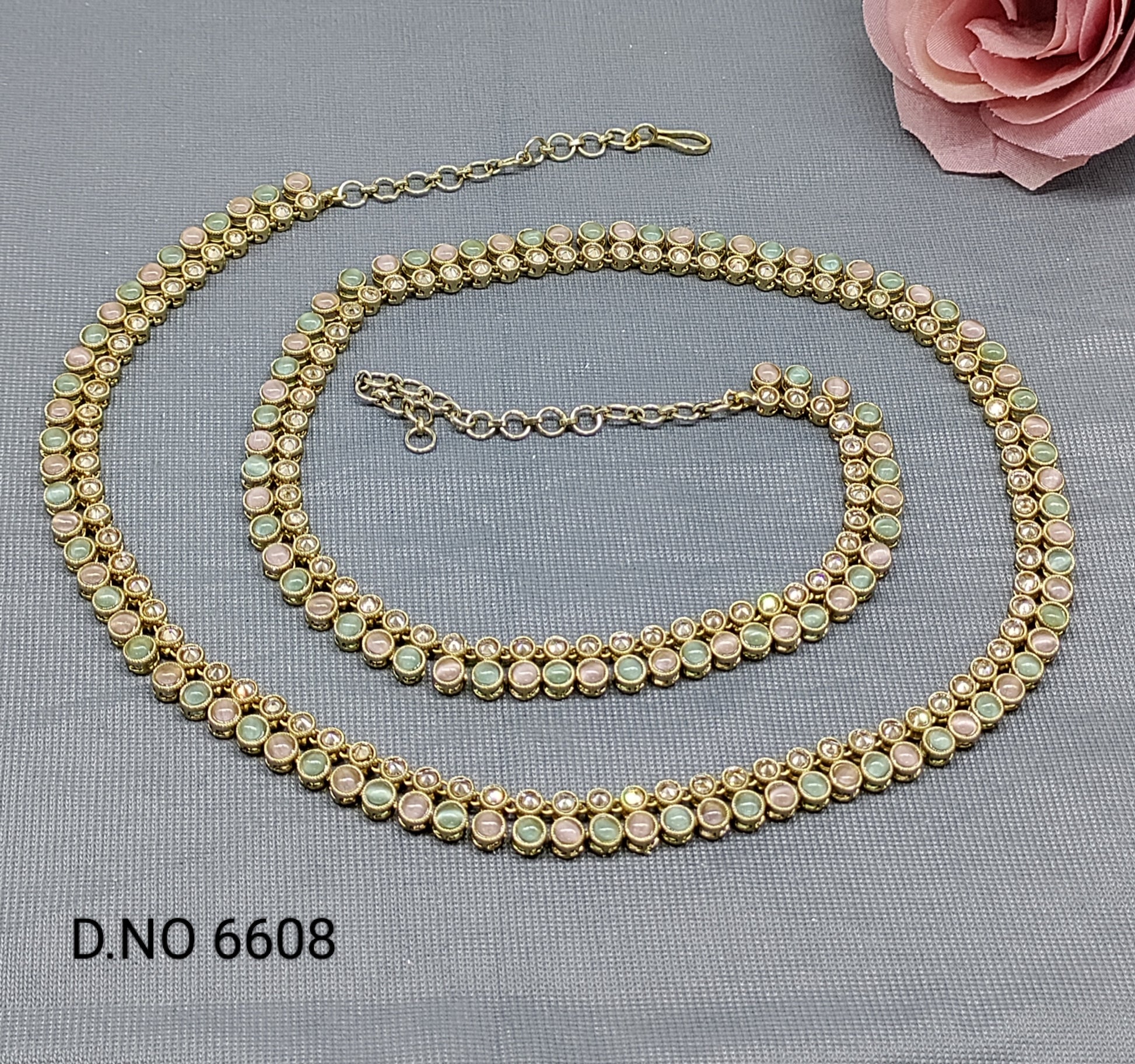 Polki Mehandi anklet/Payal Sku 6608 rchiecreation
