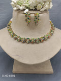 Polki Mehandi Necklace Set Sku 6602 rchiecreation