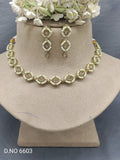 Polki Mehandi Necklace Set Sku 6603 rchiecreation