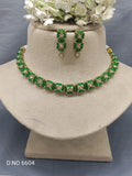 Polki Mehandi Necklace Set Sku 6604 rchiecreation