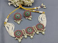 Artificial Choker Necklace Mehndi Set Sku-1816  B4 rchiecreation