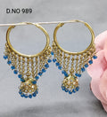 Mehandi pearl Bali Jhumki Sku 989 rchiecreation