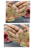 Polki Mehandi Bahubali Earring Sku-2022 A4 rchiecreation