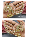 Polki Mehandi Bahubali Earring Sku-2022 A4 rchiecreation