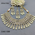 Polki Necklace Mehndi Set Sku-1588 B4 rchiecreation