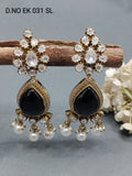 Moissanite Mehandi Doublet Earrings Sku KE 031 SL rchiecreation