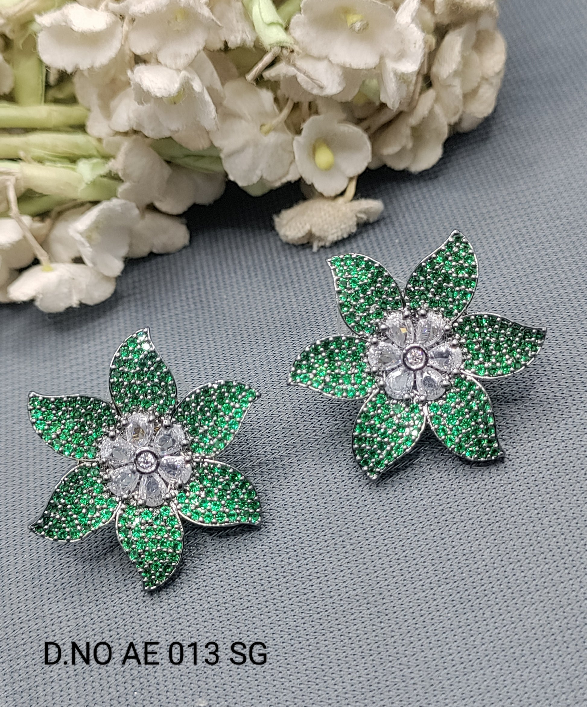Cz Ad Victorian Earring Sku AE 013 SG rchiecreation
