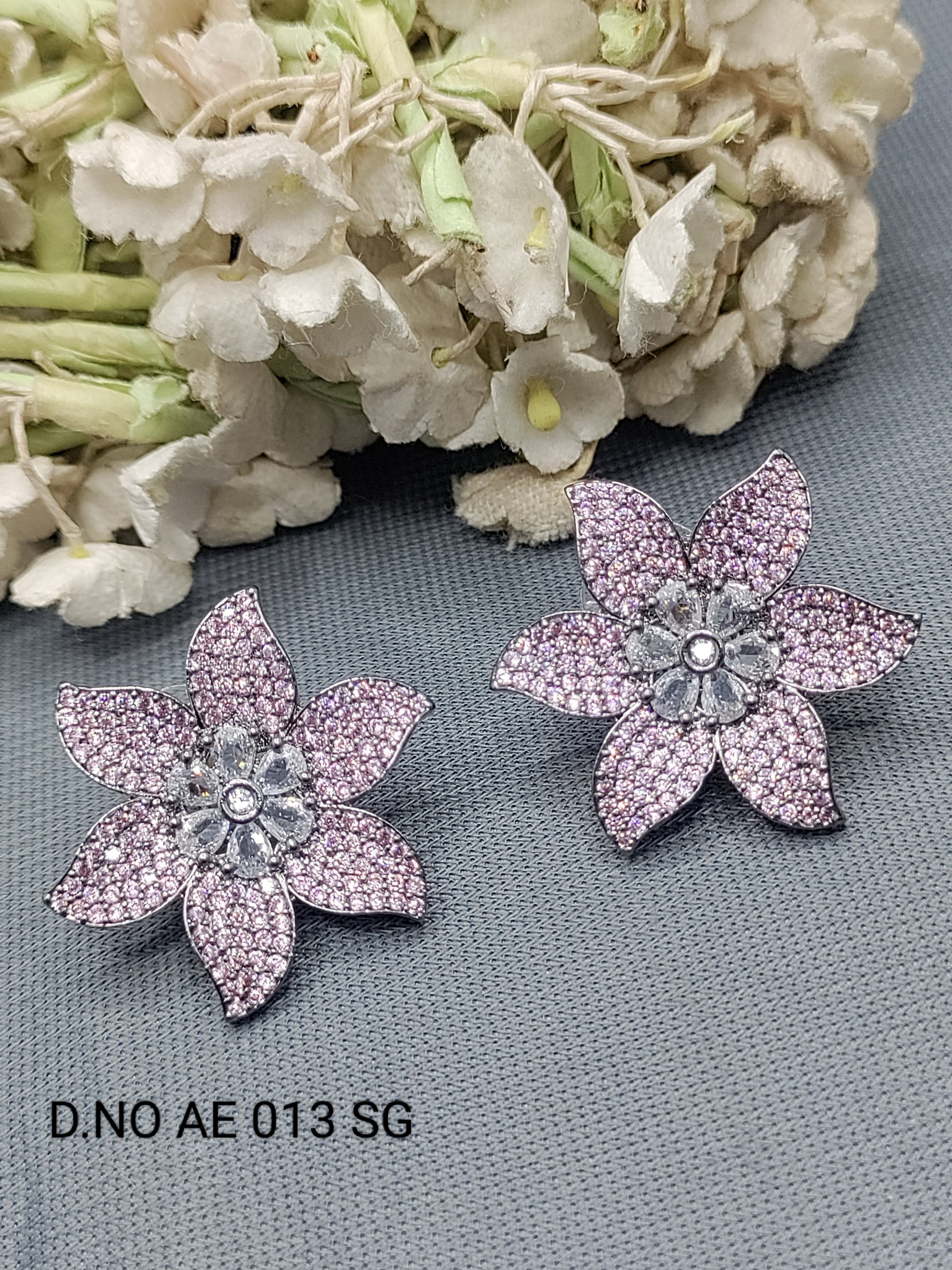 Cz Ad Victorian Earring Sku AE 013 SG rchiecreation
