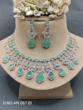 CZ Ad Rodiam Necklace AN 067 BI rchiecreation