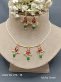 Kundan Golden Necklace Sku KN 076 TM rchiecreation
