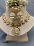 Polki Mehndi Necklace Set SKU 6611 rchiecreation