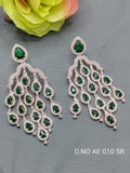 Cz Ad Rose Gold Earrings Sku AE 010 SR C1 rchiecreation