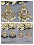 Polki Earring Mehandi Sku -896 rchiecreation