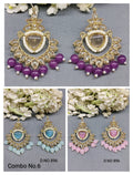 Polki Earring Mehandi Sku -896 rchiecreation