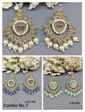 Polki Earring Mehandi Sku -896 rchiecreation