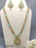 Polki Long Necklace Set Sku-5730 B3 rchiecreation