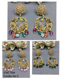 Polki Mehandi Earring Sku 1449 rchiecreation