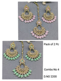 Polki Mehandi Earring &Tica Sku 2200 rchiecreation