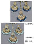 Polki Mehandi Earring &Tica Sku 2200 rchiecreation