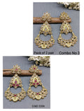 Polki Mehandi Earring Sku 2206 rchiecreation