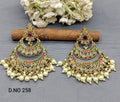 Polki Mehandi Earrings Sku  258 rchiecreation