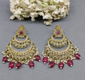 Polki Mehandi Earrings Sku  258 rchiecreation