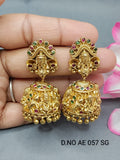 Antique Golden Kempo Earring Sku AE 057 SG rchiecreation