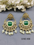 Polki Mehandi Earring Sku 458 rchiecreation
