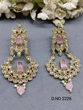 Polki Mehandi Earring Sku 2226 rchiecreation