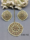 Polki Mehandi Earring & Tica Sku 762-A rchiecreation
