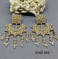 Polki Earring Mehndi Sku 445 rchiecreation