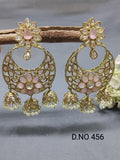 Polki Earring Mehndi Sku-456 rchiecreation