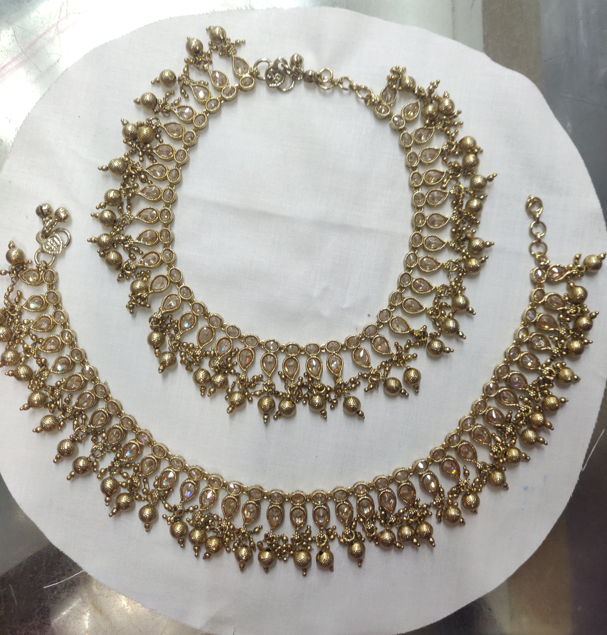 Mehndi polki payal/anklet rchiecreation