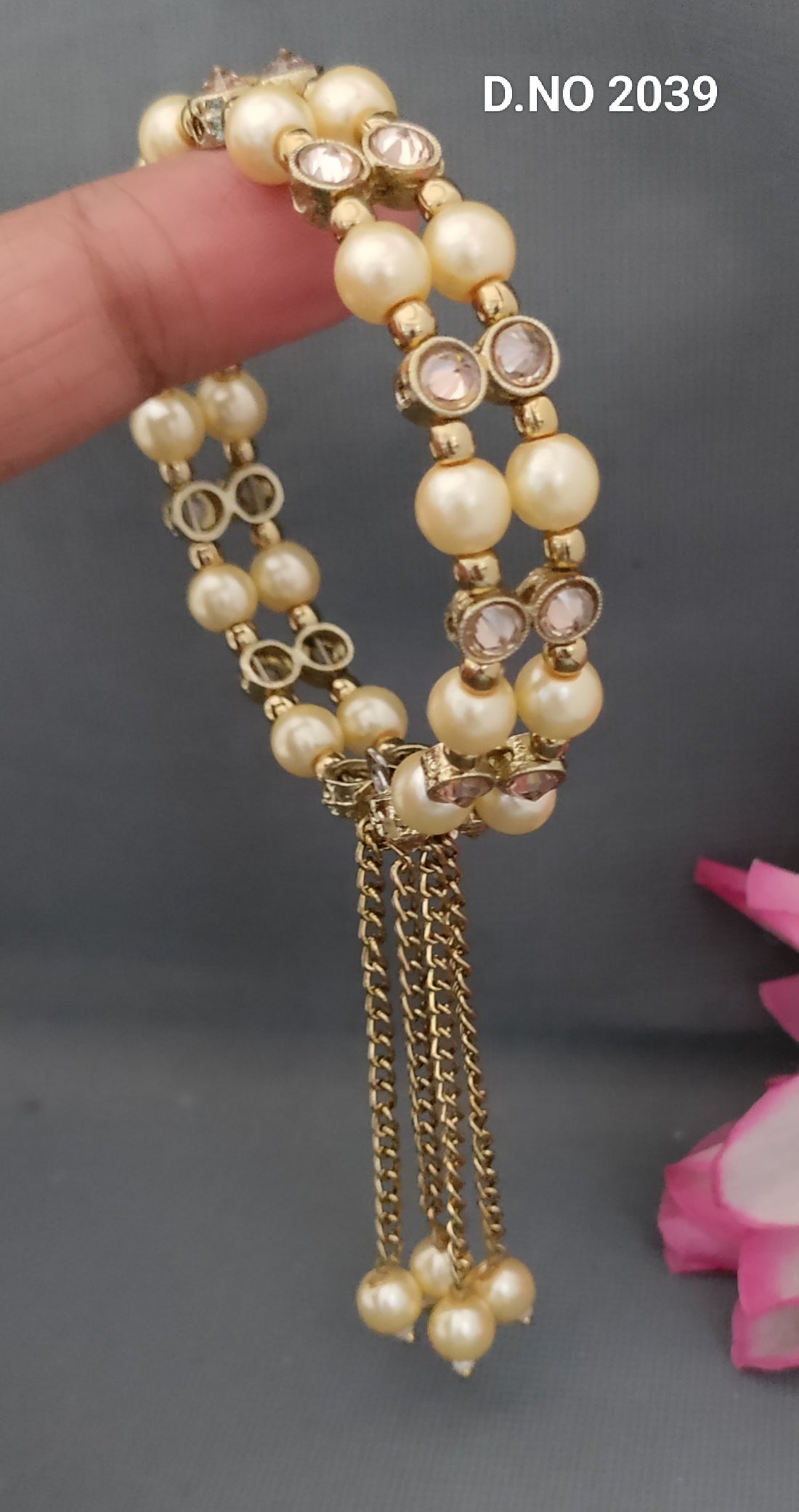 Mehandi Polki kada/Bracelet SKU 2039