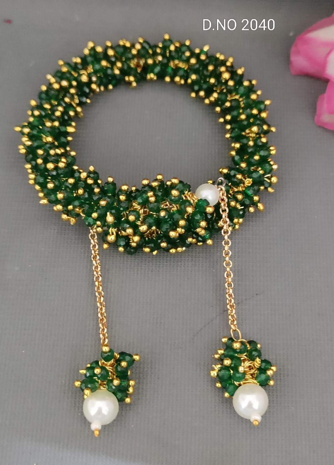 Golden Pearl Bracelet Set Sku 2040 H/1