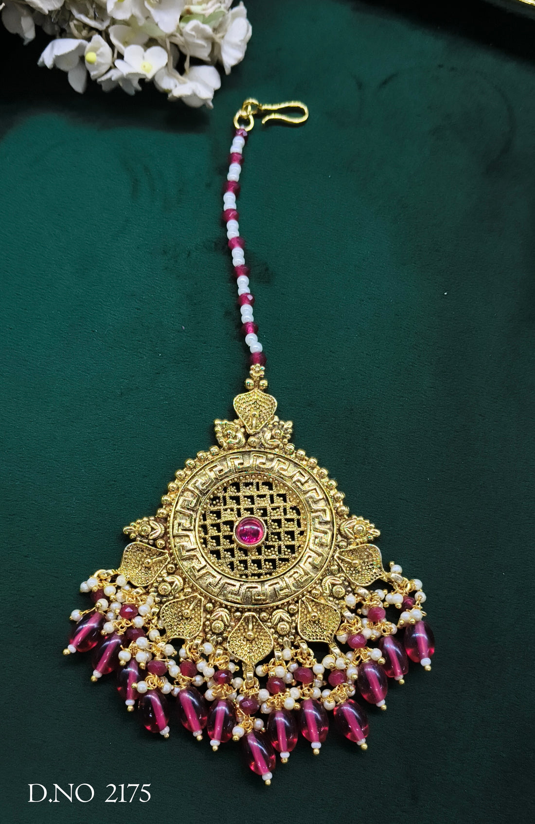 Antique Golden Tikka SKU 2175
