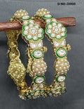 Mehandi polki kudan bangles by Rchie Wholesale