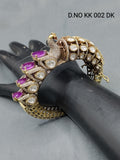 Moissanite kada peacock by Rchie 