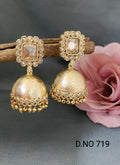 Gold polki Earring jhumka by Rchie Wholesale