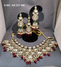 Ruby Necklace set moissinate by Rchie Wholesale