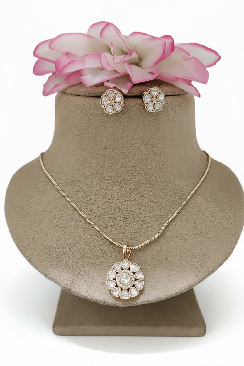 Moissanite Chain pendant Sku AN 235 DI / D-4
