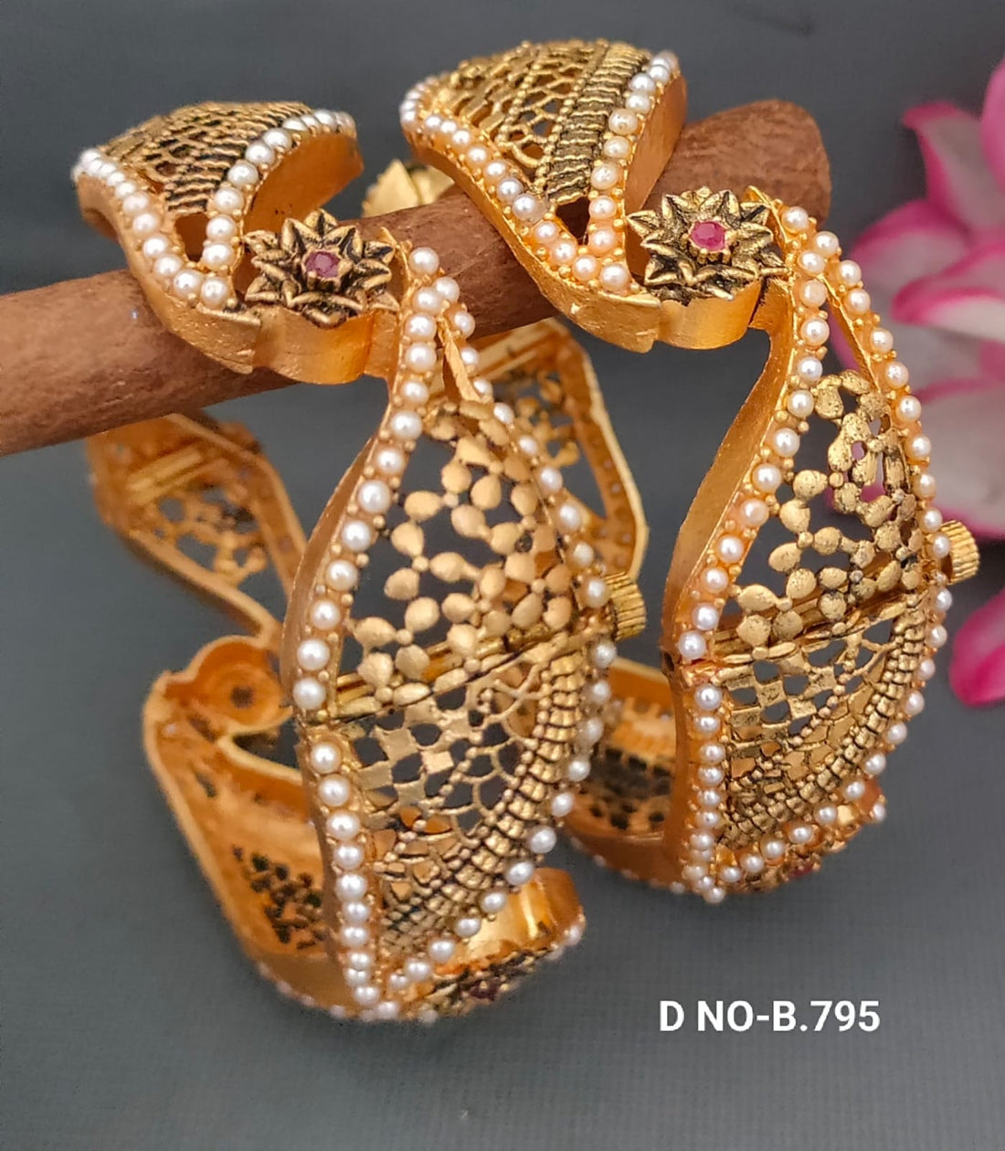 Matt Golden Bangles SKU-B.795